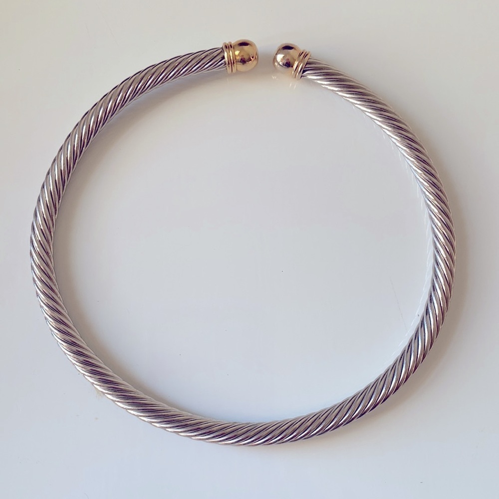 Vintage Chocker Gold/Silver Length 10’ . - Picture 3 of 9